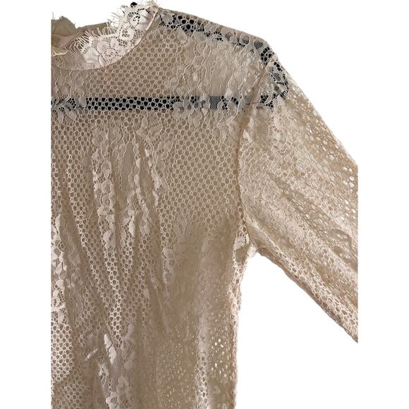 H&M Sheer Floral Lace Top - Picture 10 of 16